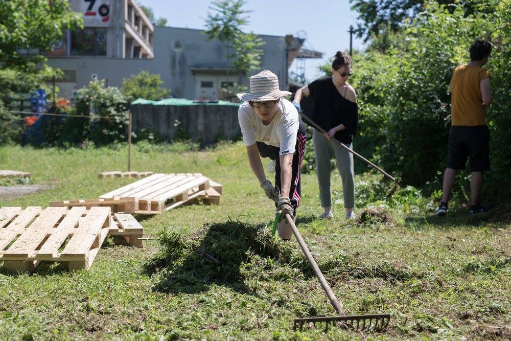 Interkulturni društveni vrt u Trnju – gradnja