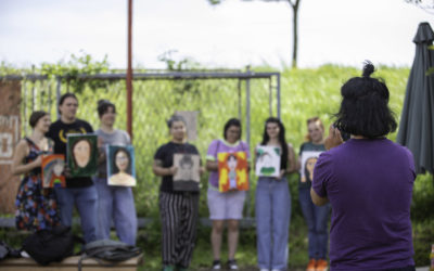 Interkulturna zabava na Trnju (likovna radionica) – fotografije